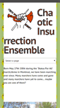 Mobile Screenshot of chaoticinsurrectionensemble.org